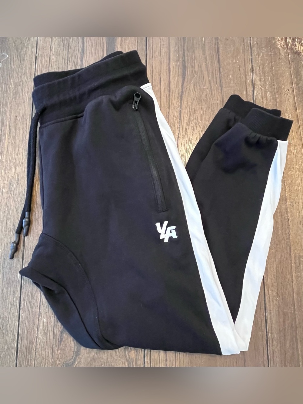 YoungLA Joggers Black White Mens Large
